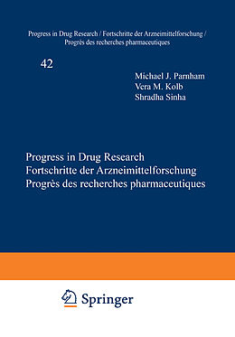 Kartonierter Einband Progress in Drug Research / Fortschritte der Arzneimittelforschung / Progrès des recherches pharmaceutiques von 