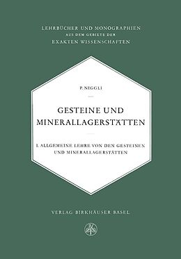 E-Book (pdf) Gesteine und Minerallagerstätten von P. Niggli