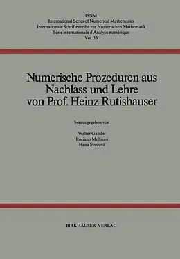 E-Book (pdf) Numerische Prozeduren von H. Rutishauser