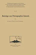 E-Book (pdf) Beiträge zur Petrographie Islands von WETZEL, WENK, SCHWANDER
