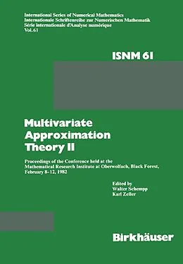 E-Book (pdf) Multivariate Approximation Theory II von Schempp, Zeller