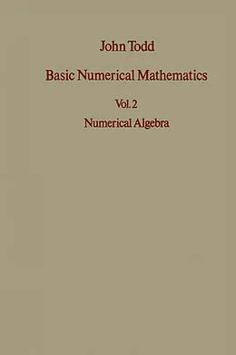 E-Book (pdf) Basic Numerical Mathematics von J. Todd