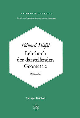 Kartonierter Einband Lehrbuch der Darstellenden Geometrie von E. Steifel