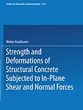 E-Book (pdf) Strength and Deformations of Structural Concrete Subjected to In-Plane Shear and Normal Forces von Walter Kaufmann