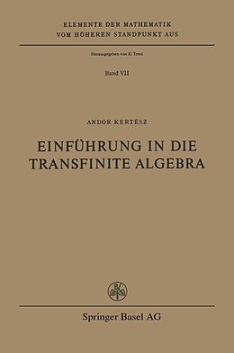 E-Book (pdf) Einführung in die Transfinite Algebra von A. Kertesz