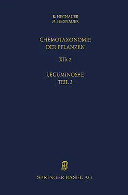 E-Book (pdf) Chemotaxonomie der Pflanzen von R. Hegnauer