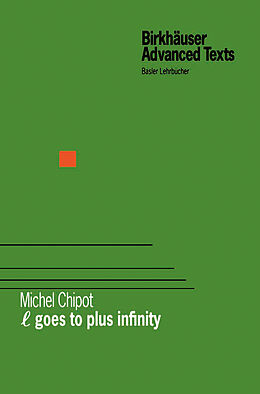 eBook (pdf) l Goes to Plus Infinity de Michel Chipot