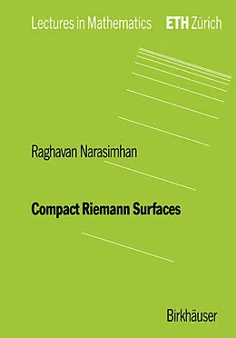 E-Book (pdf) Compact Riemann Surfaces von R. Narasimhan