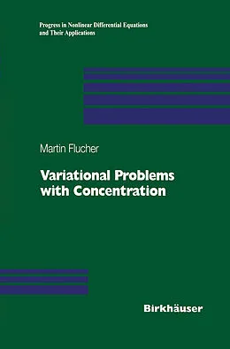 E-Book (pdf) Variational Problems with Concentration von Martin F. Bach