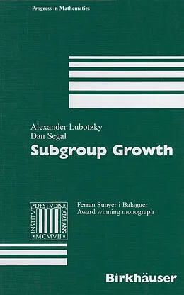 E-Book (pdf) Subgroup Growth von Alexander Lubotzky, Dan Segal