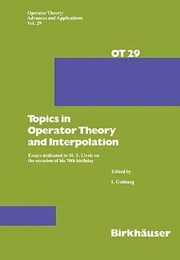 E-Book (pdf) Topics in Operator Theory and Interpolation von I. Gohberg