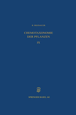 E-Book (pdf) Chemotaxonomie der Pflanzen von R. Hegnauer
