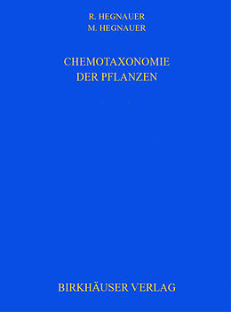 Kartonierter Einband Chemotaxonomie der Pflanzen von R. Hegnauer