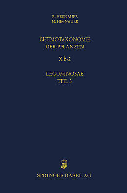 Kartonierter Einband Chemotaxonomie der Pflanzen von R. Hegnauer