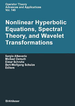 Couverture cartonnée Nonlinear Hyperbolic Equations, Spectral Theory, and Wavelet Transformations de 