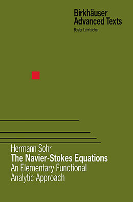 Couverture cartonnée The Navier-Stokes Equations de Hermann Sohr