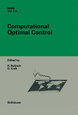 Couverture cartonnée Computational Optimal Control de 