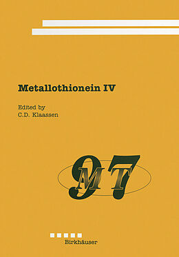 Couverture cartonnée Metallothionein IV de 