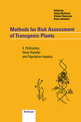 Couverture cartonnée Methods for Risk Assessment of Transgenic Plants de 