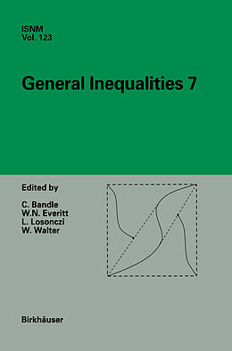 Couverture cartonnée General Inequalities 7 de 