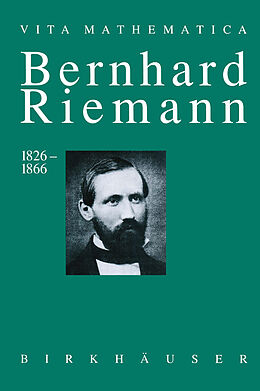 Kartonierter Einband Bernhard Riemann 18261866 von Detlef Laugwitz