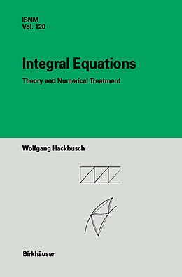Couverture cartonnée Integral Equations de Wolfgang Hackbusch