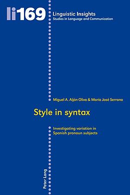 eBook (pdf) Style in syntax de Miguel Angel Aijon Oliva