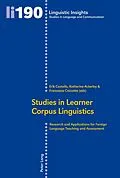E-Book (pdf) Studies in Learner Corpus Linguistics von Unknown