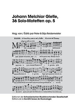 E-Book (pdf) Johann Melchior Gletle, 36 Solo-Motetten op. 5 von 
