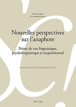 E-Book (epub) Nouvelles perspectives sur lanaphore von 