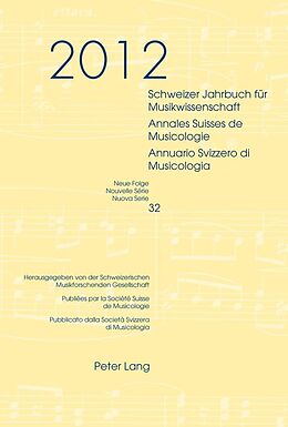 E-Book (epub) Schweizer Jahrbuch für Musikwissenschaft- Annales Suisses de Musicologie- Annuario Svizzero di Musicologia von 