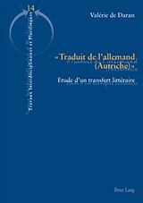 eBook (pdf) « Traduit de lallemand (Autriche) » de Valérie de Daran