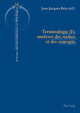 eBook (pdf) Terminologie (I) : analyser des termes et des concepts de 