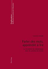 eBook (pdf) Parler des mots, apprendre à lire de Corinne Gomila