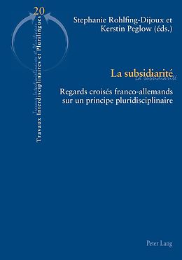 eBook (pdf) La subsidiarité de 