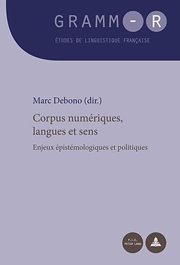 E-Book (pdf) Corpus numériques, langues et sens von 