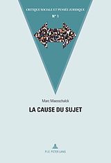 eBook (pdf) La cause du sujet de Marc Maesschalck