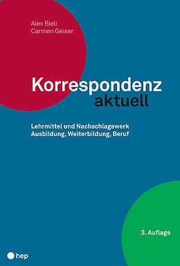 Paperback Korrespondenz aktuell (Neuauflage 2023) von Alex Bieli, Carmen Geiser