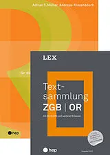 Kartonierter Einband Spezialangebot «Textsammlung ZGB | OR» und «Recht» von Adrian S. Müller, Andreas Klauenbösch