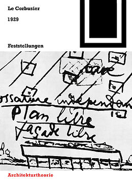 E-Book (pdf) 1929  Feststellungen zu Architektur und Städtebau von Fondation Le Corbusier