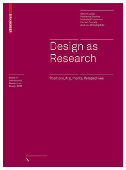 Livre Relié Design as Research de 