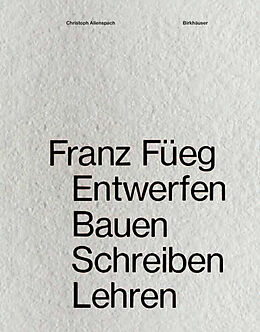 Kartonierter Einband Franz Füeg von Christoph Allenspach