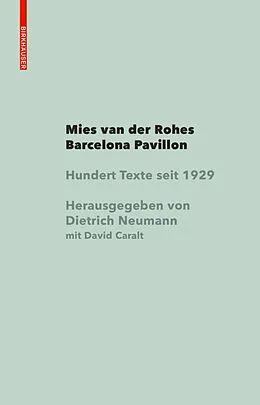 E-Book (pdf) Mies van der Rohe Barcelona-Pavillon von Dietrich Neumann