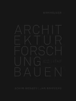 PDF Architektur Forschung Bauen von Achim Menges, Jan Knippers