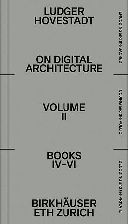 Livre Relié On Digital Architecture in Ten Books de Ludger Hovestadt