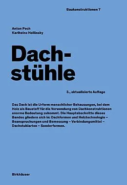 E-Book (pdf) Dachstühle von Anton Pech, Karlheinz Hollinsky