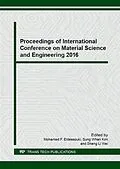 PDF Proceedings of International Conference on Material Science and Engineering 2016 von 