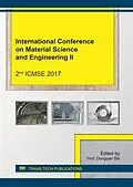 E-Book (pdf) International Conference on Material Science and Engineering II von 