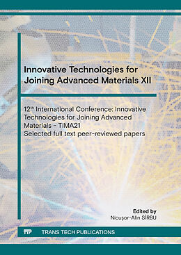 eBook (pdf) Innovative Technologies for Joining Advanced Materials XII de 