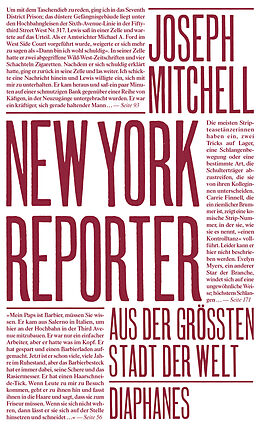 Paperback New York Reporter von Joseph Mitchell